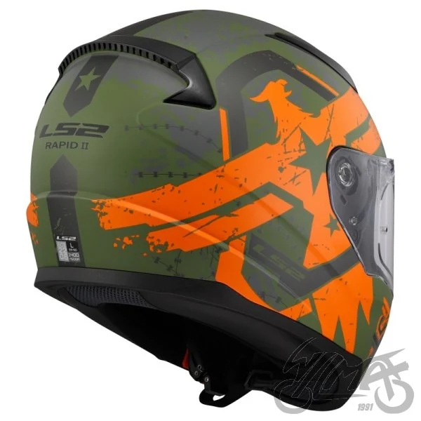 Kask LS2 FF353 Rapid II Thunder Birds M.Ora — rozmiar M — ujęcie 4