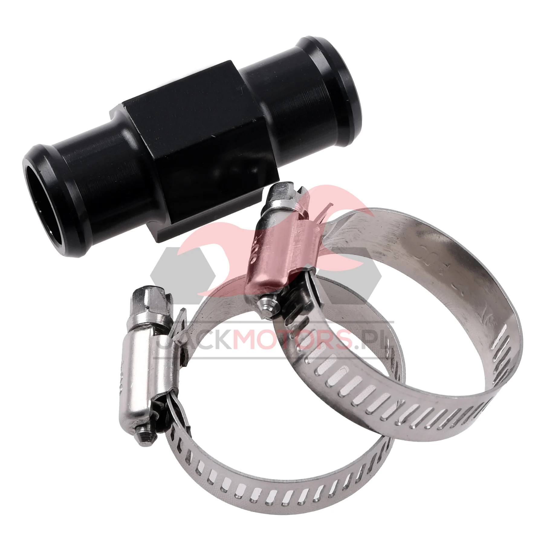 Adapter czujnika temperatury 1/8" 18 mm aluminium CNC czarny — ujęcie 1