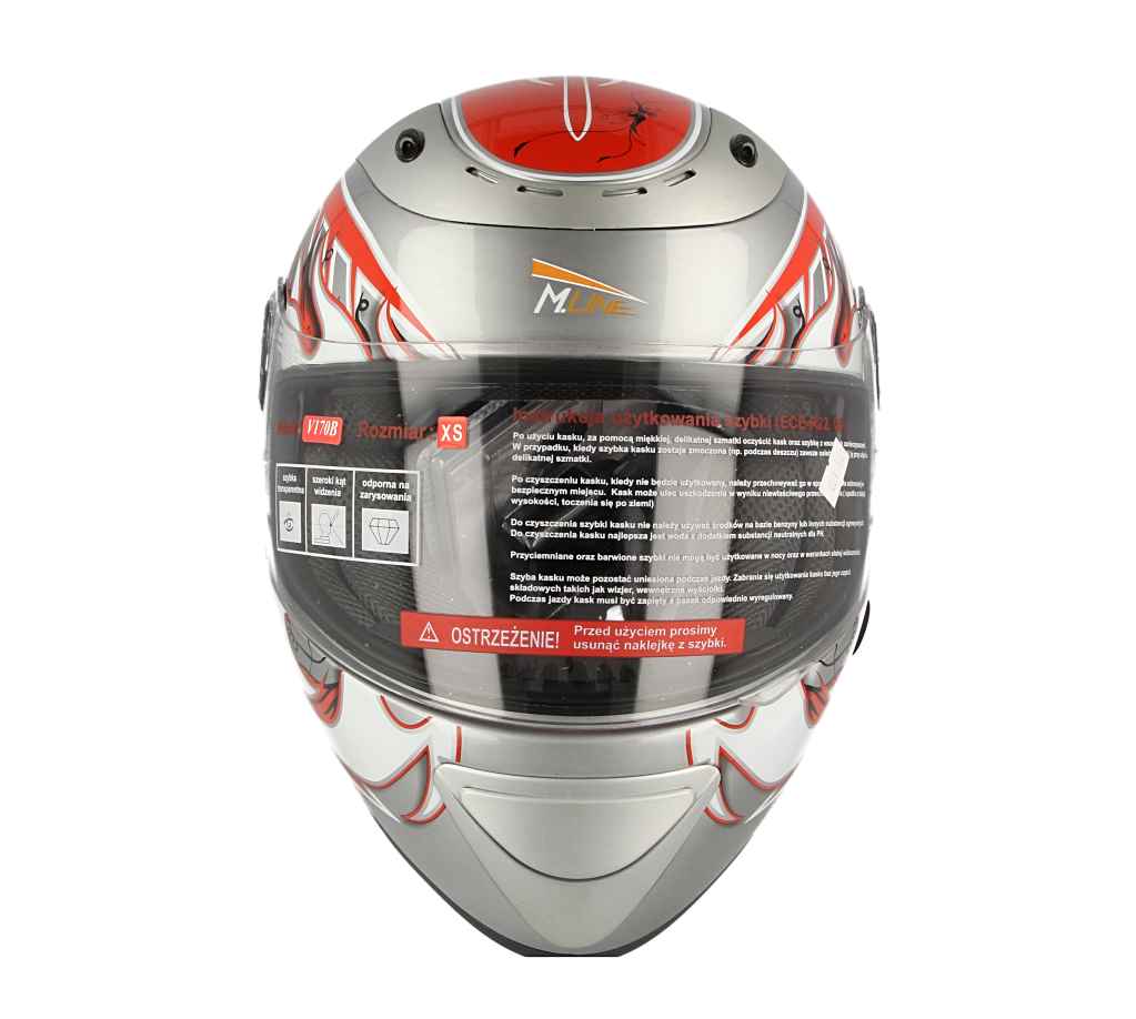 Kask motocyklowy VCAN V170B Grey CH-R – XS