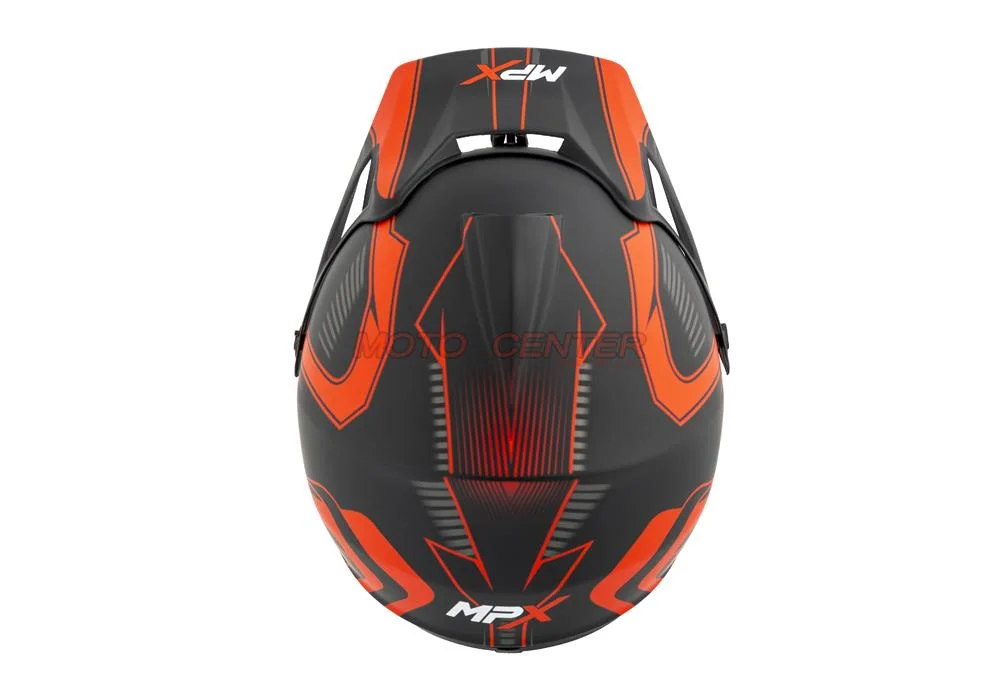 Kask crossowy MPX Dziecięcy WL-801A czarny mat/czerwony S — ujęcie 5