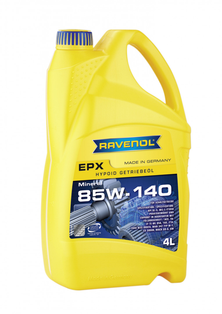 Olej przekładniowy 85W/140 GL-5, mack go-J 4 l RAVENOL 1223211-004-01-999 — ujęcie 2