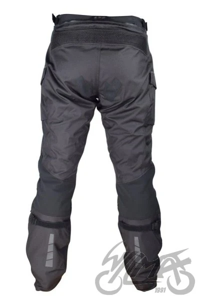 Spodnie motocyklowe LS2 Travel męskie — czarny / ciemnoszary — rozmiar 5XL — ujęcie 3