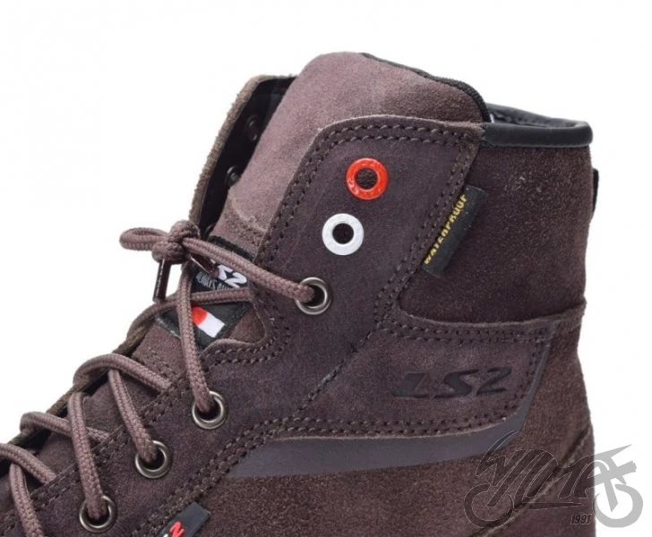 Buty motocyklowe LS2 Downtown WP — szarobrązowe (taupe), rozmiar 41 — ujęcie 5