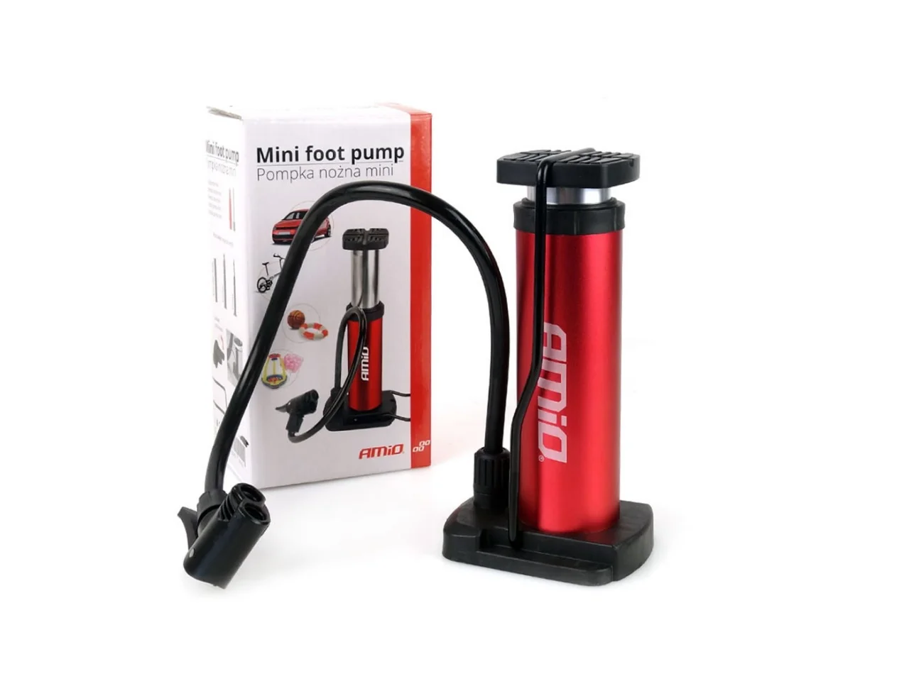Pompka nożna metalowa MINI PU05 — ujęcie 5