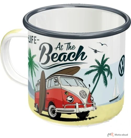 Kubek beach emaliowany 43218