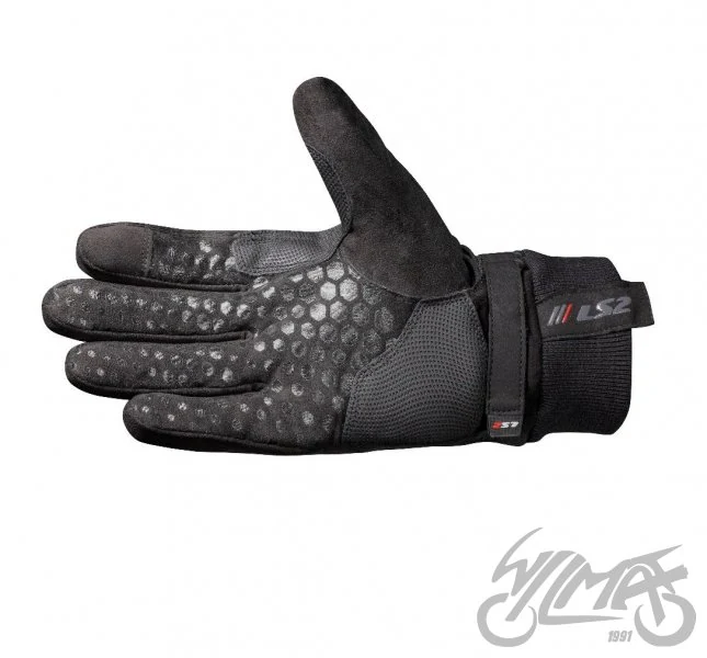Rękawice motocyklowe LS2 Civis męskie Black — XXL — ujęcie 2