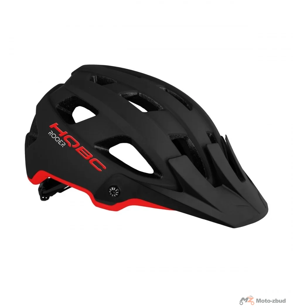 Kask longus roqer antracytowo/czerwony mat 55-59 cm Q090389M