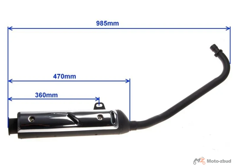 Tłumik z kolankiem Neken Shaft Street — Zipp Neken / Benzer Shaft — ujęcie 2