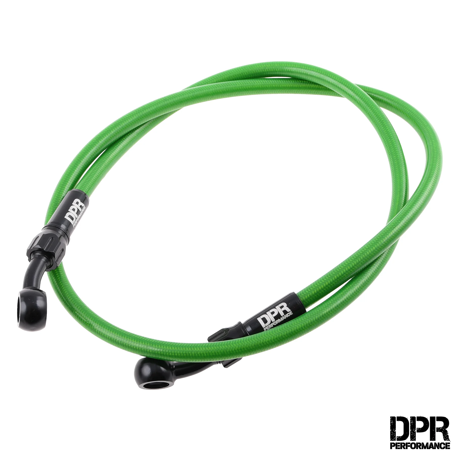 Przewód hamulcowy w oplocie 90 cm zielony V2 DPR Performance — ujęcie 3