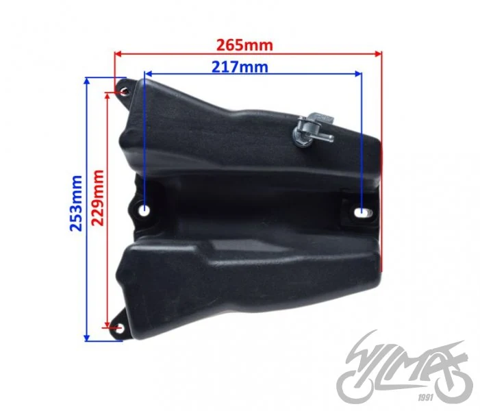 Zbiornik paliwa do pit bike typu CRF50 — ujęcie 2