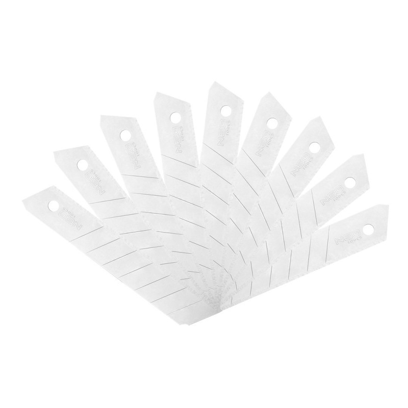 Ostrze do nożyka łamane 18 mm 10 elementów NEO TOOLS 64-225 — ujęcie 2
