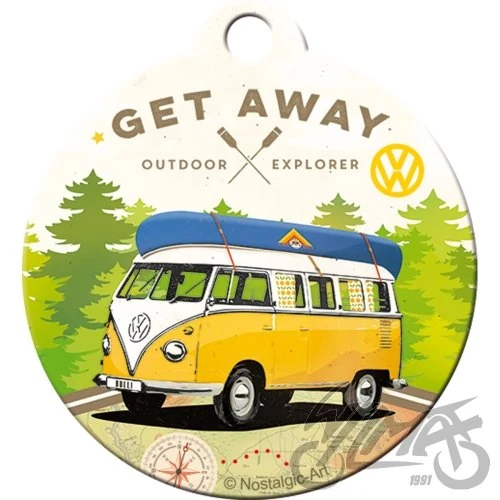 Brelok do kluczy vw bulli let's get away 48027 — ujęcie 2