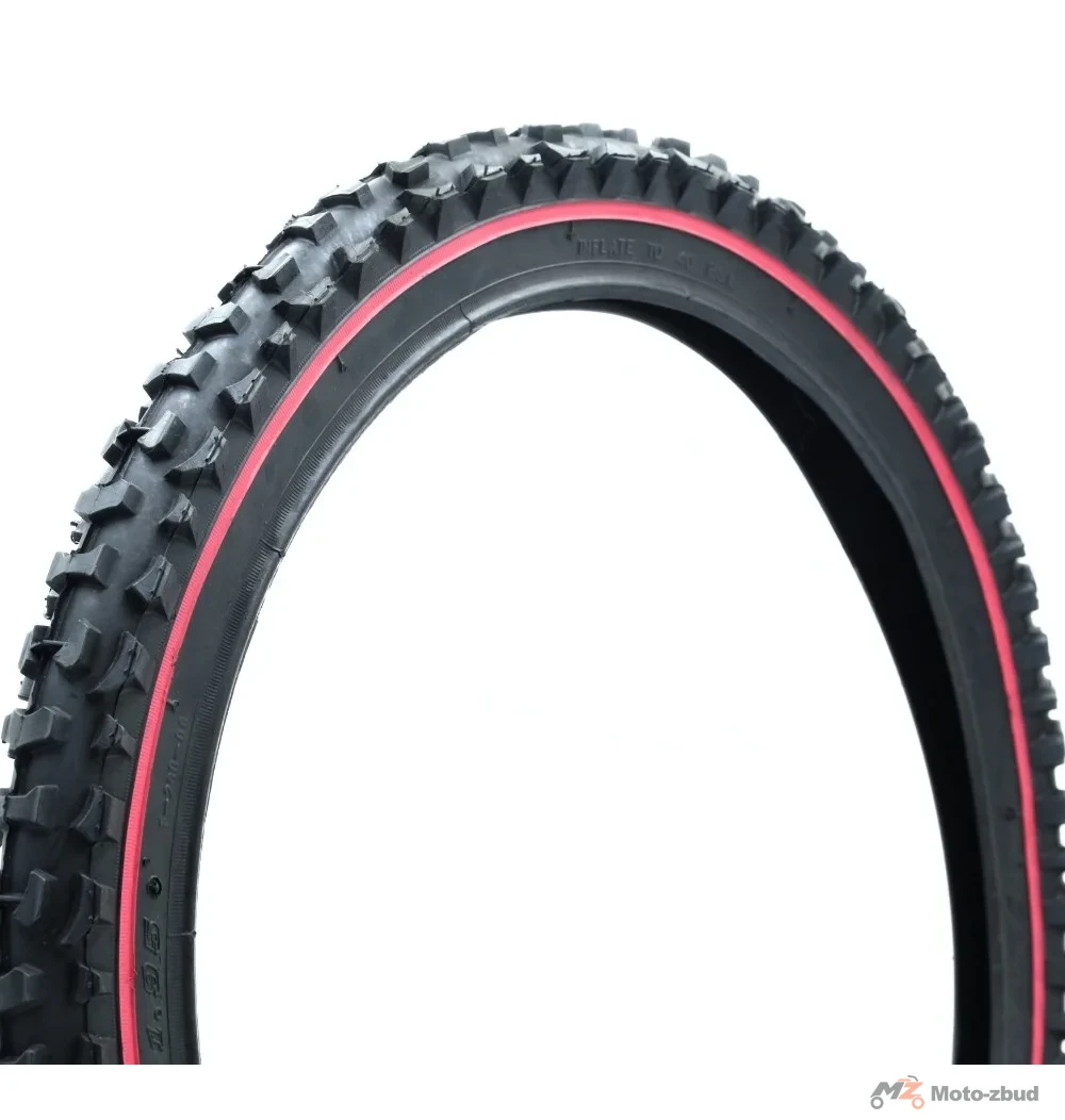 Opona rowerowa 20 × 1.95 z czerwonym paskiem imp.