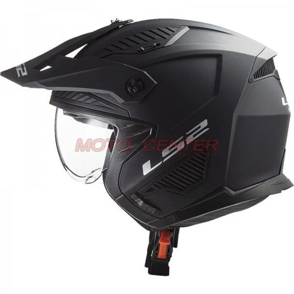 Kask crossowy LS2 OF606 Drifter Solid czarny mat 2XL — ujęcie 2