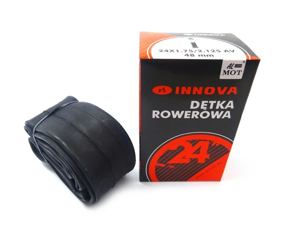 Dętka rowerowa Innova 24 × 1.75/2.125 zaworek schrader 48 mm