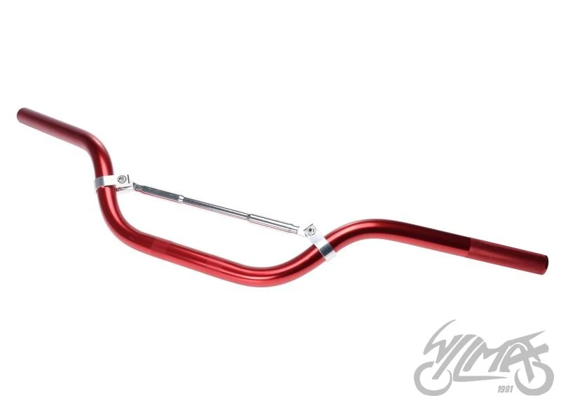 Kierownica do Hondy CRF 50 / pit bike — czerwona — ujęcie 1