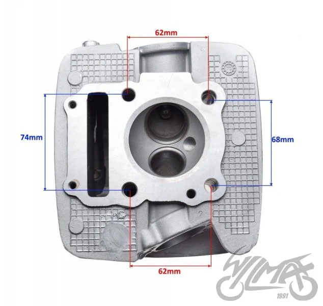 Głowica do rodziny Suzuki GN125 — wariant 200 cc — SGN0041 — ujęcie 2