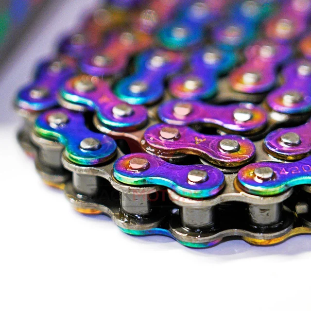 Łańcuch napędowy 420 VOCA reinforced 136 ogniw tytanowy — ujęcie 2