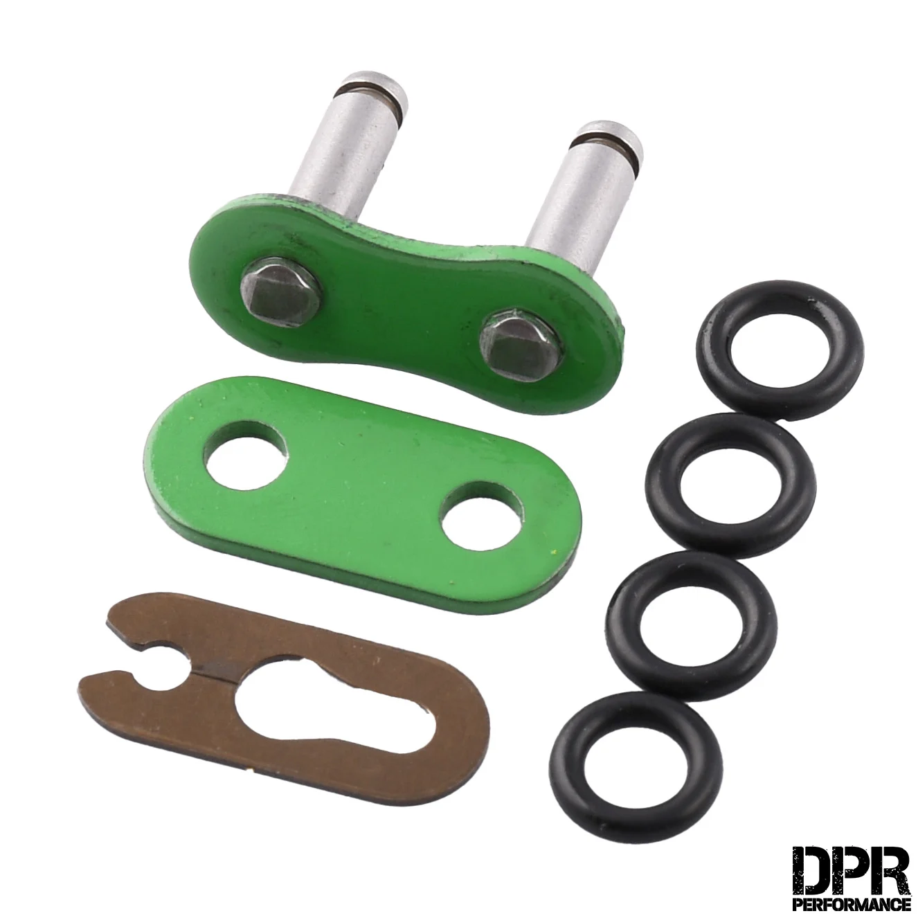 Spinka łańcucha 415UO oring zielona DPR Performance — ujęcie 1