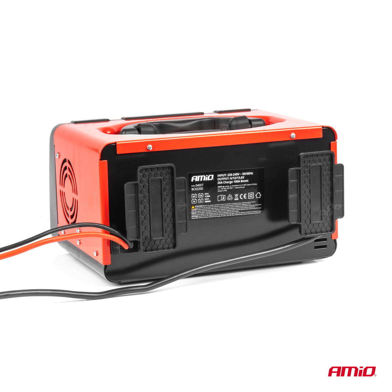 Prostownik cyfrowy z funkcją rozruchu booster jump starter 20A 6 V 12 V — ujęcie 4