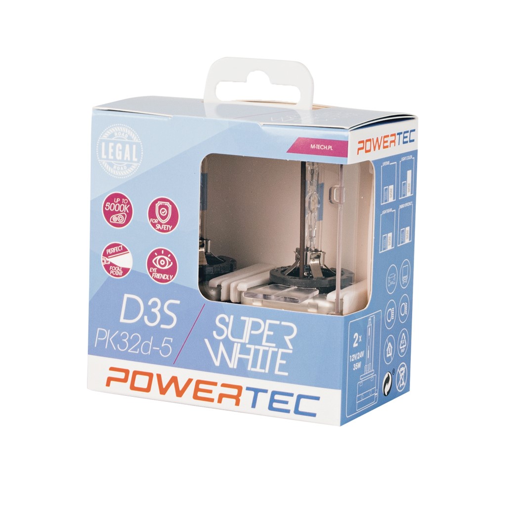 Żarówka xenon D3S 35W/5000K/S. White, 2 szt. M-Tech PTZSWD3S-DUO — ujęcie 5