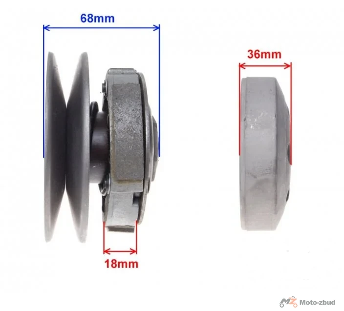 Sprzęgło tył do 4T tgb fi dzwona 107 mm — ujęcie 3