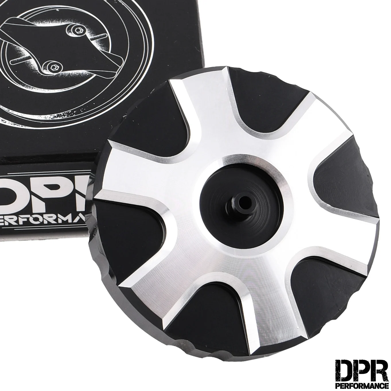 Korek zbiornika paliwa Simson aluminium CNC V7 czarny DPR Performance — ujęcie 2