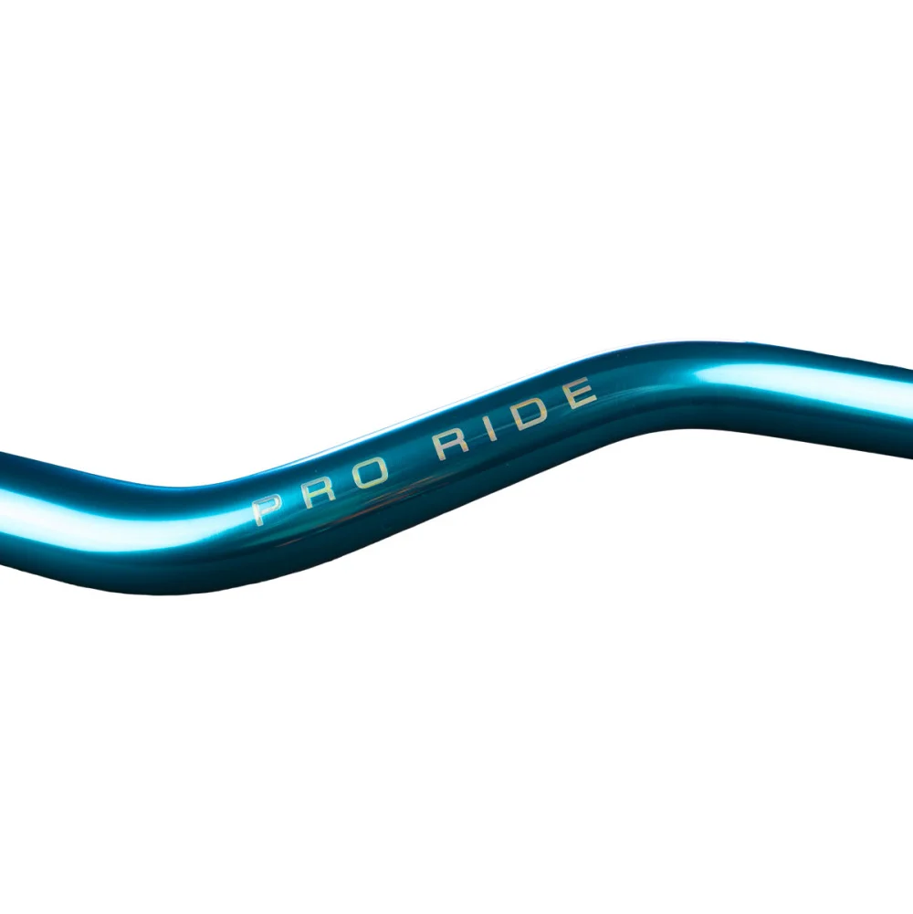 Kierownica fatbar KRM Pro Ride jasno niebiesko - holo 22/28,6 mm + gąbka — ujęcie 3