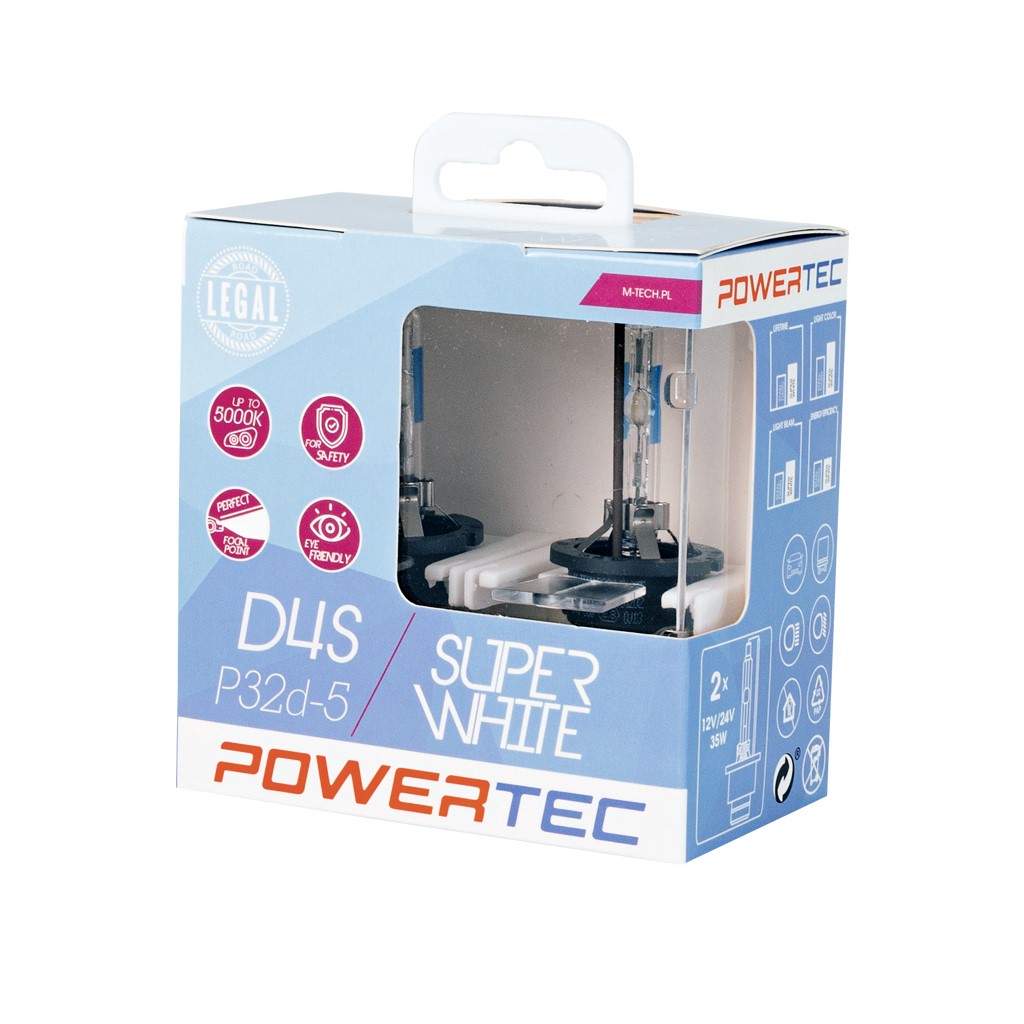 Żarówka xenon D4S 35 W 4300K/S. White, 2 szt. M-Tech PTZSWD4S-DUO — ujęcie 5