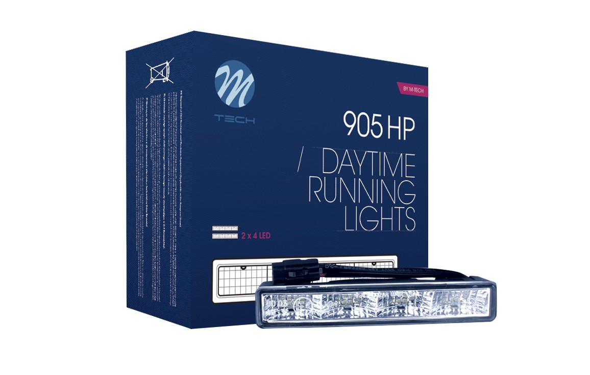 Światła do jazdy dziennej LED DRL 905HP M-Tech LD905 — ujęcie 5