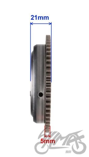 Sprzęgło jednok. rozrusznika 125 GY6 4T + wolne ko — Kinroad XT125T-8 Wind Hunter / Longjia LJ150-QT4 — ujęcie 3