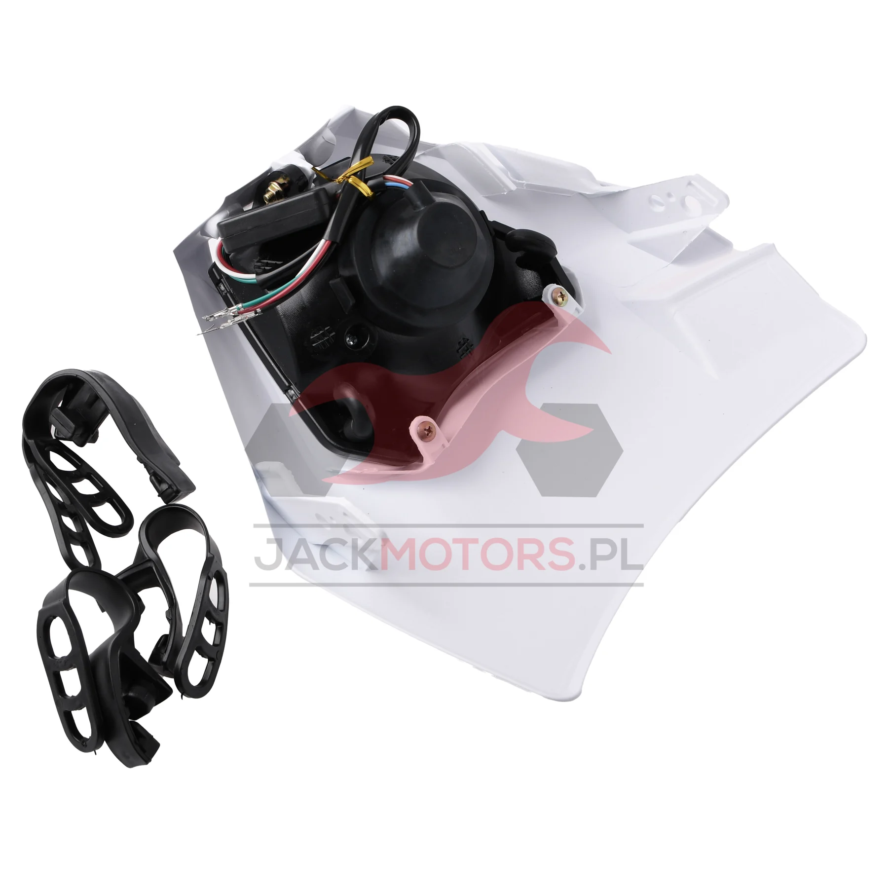 Owiewka uniwersalna Racing Force enduro LED V1 biała — ujęcie 2