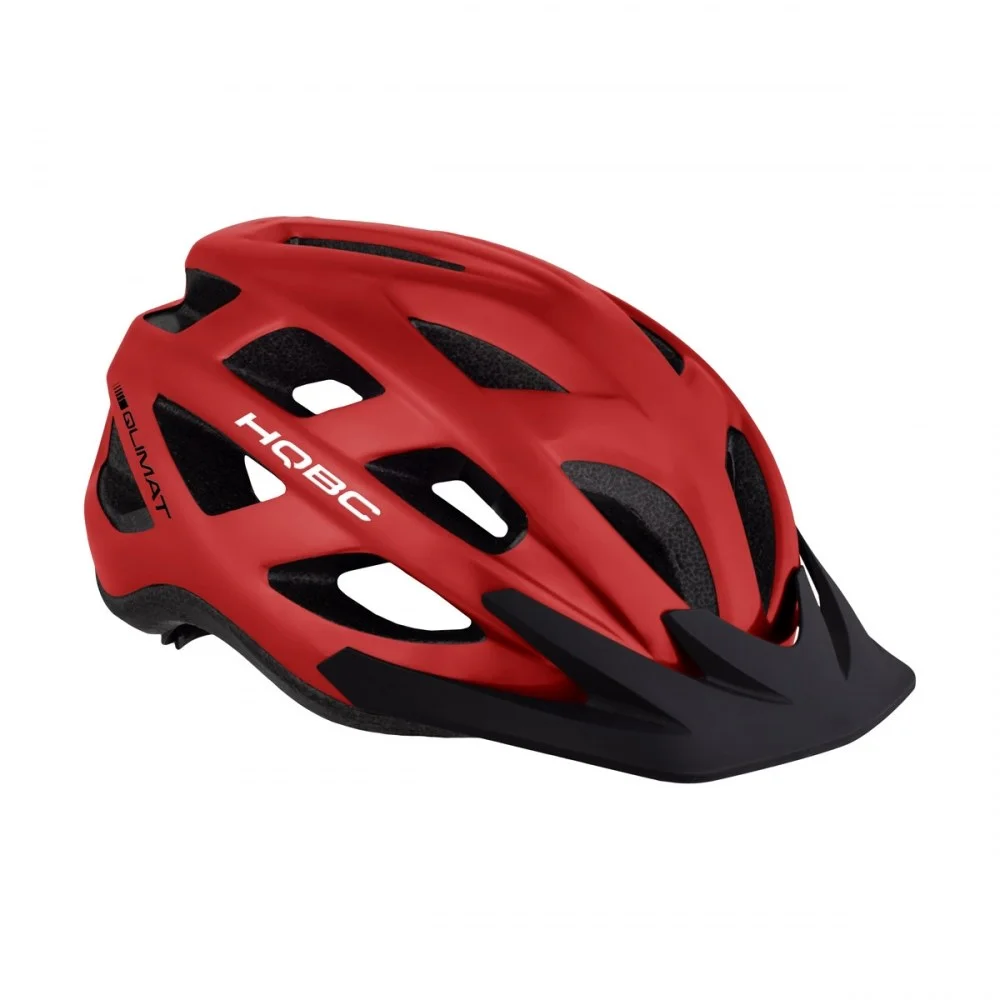 Kask longus qlimat czerwony mat 54-58 cm Q090391M