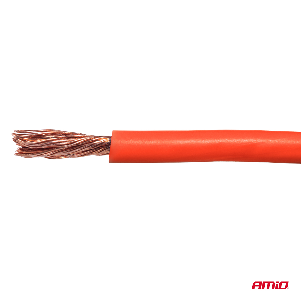 Przewód jednożyłowy czerwony CCA 1x1mm2 100m 5A 12/230V — ujęcie 4