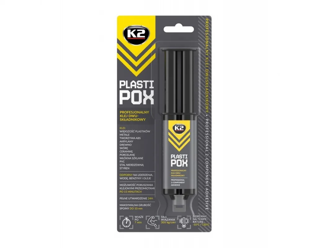 K2 PLASTIPOX Profesjonalny klej do plastiku 25g