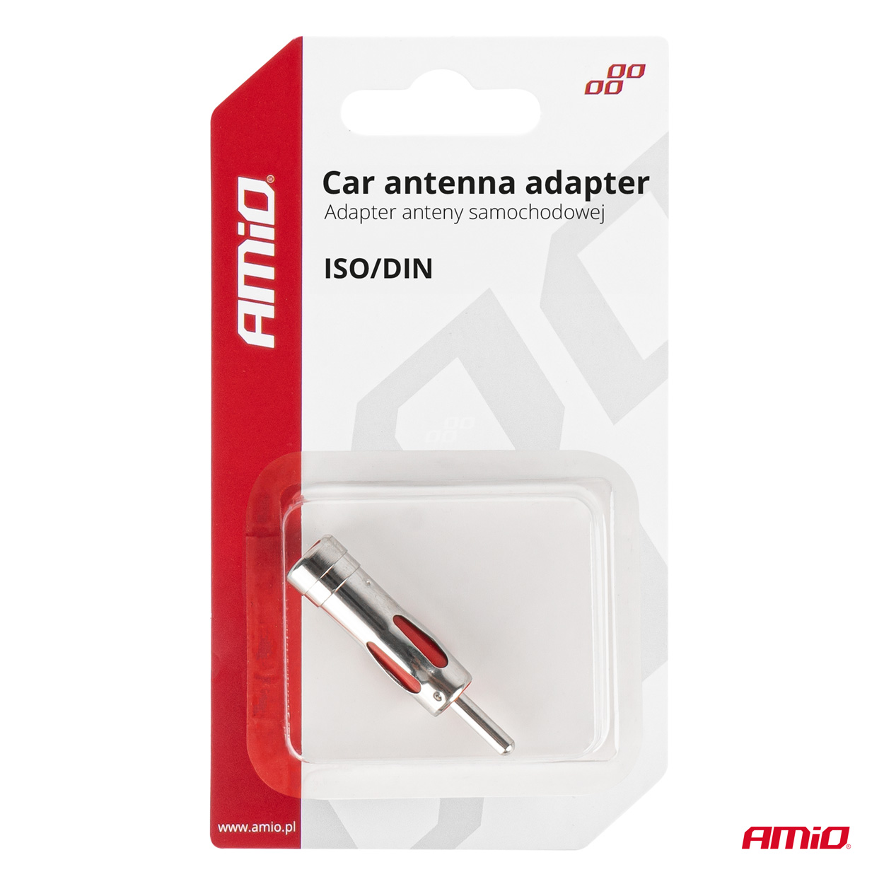 Adapter antenowy redukcja wtyk ISO DIN prosty — ujęcie 5