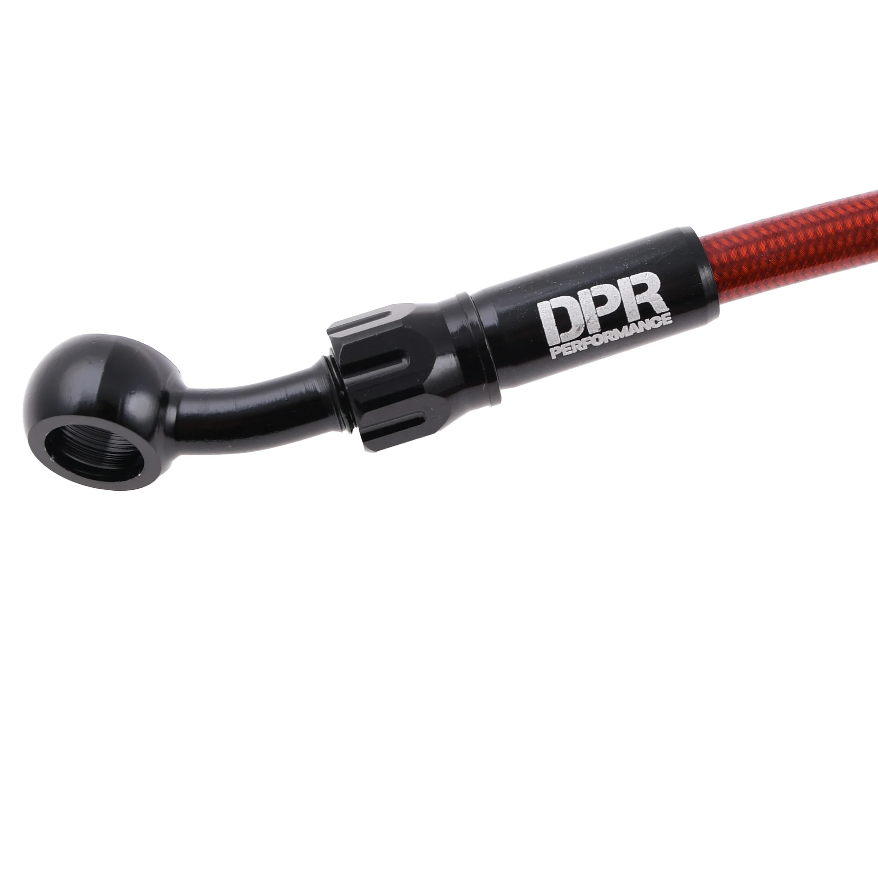 Przewód hamulcowy w oplocie 90 cm czerwony V2 DPR Performance — ujęcie 1