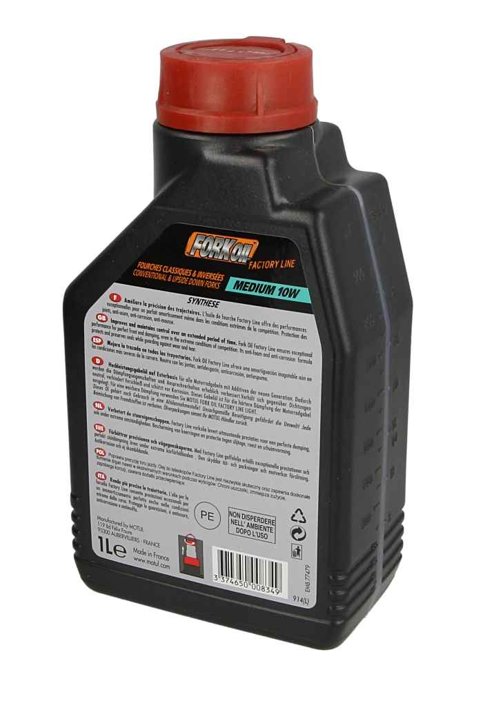 Olej do teleskopów 10 W MOTUL fork oil factory line medium 1 l — ujęcie 16