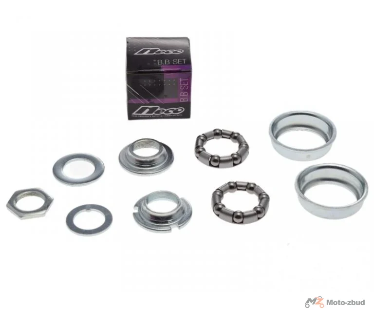 Miski suportu Neco BMX 43,1 mm — zestaw AWR0108