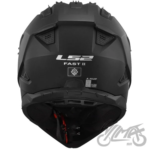 Kask LS2 MX708 Fast II Solid Matt Black — L — ujęcie 4