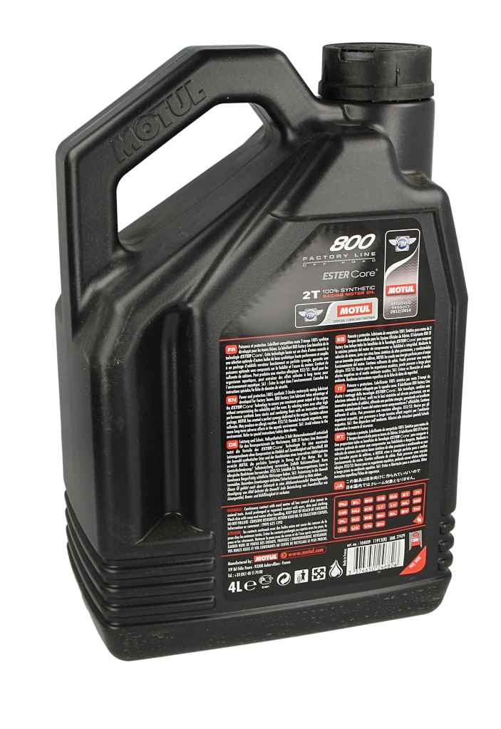Olej MOTUL 800 factory line off road 2T 4 l — ujęcie 14