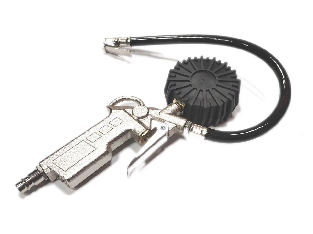 Pistolet pneumatyczny 1/4" z manometrem NIKIEL — ujęcie 3