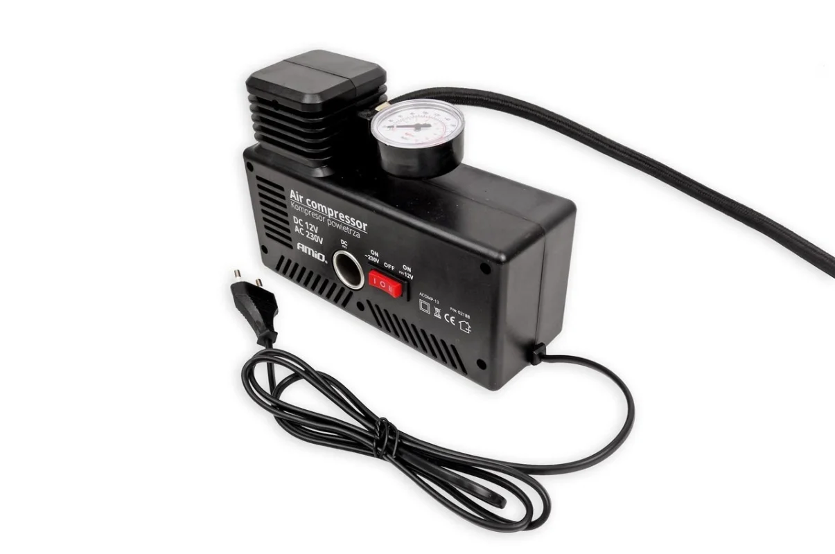 Kompresor samochodowy 12V/230V AMIO Acomp-13 — ujęcie 3