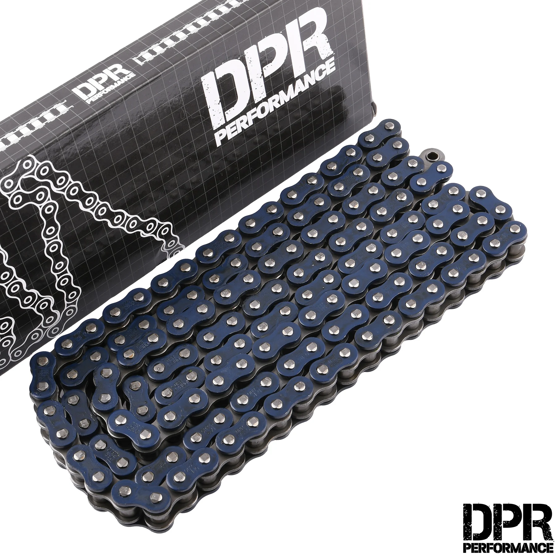 Łańcuch 140 DPR Performance 428UO oring niebieski