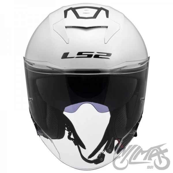 Kask LS2 OF618 Verso II Solid White — rozmiar 3XL — ujęcie 3