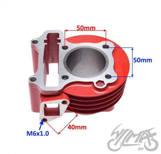 Cylinder + głowica 80 cm³ 4T komplet — ZD0024 — ujęcie 2