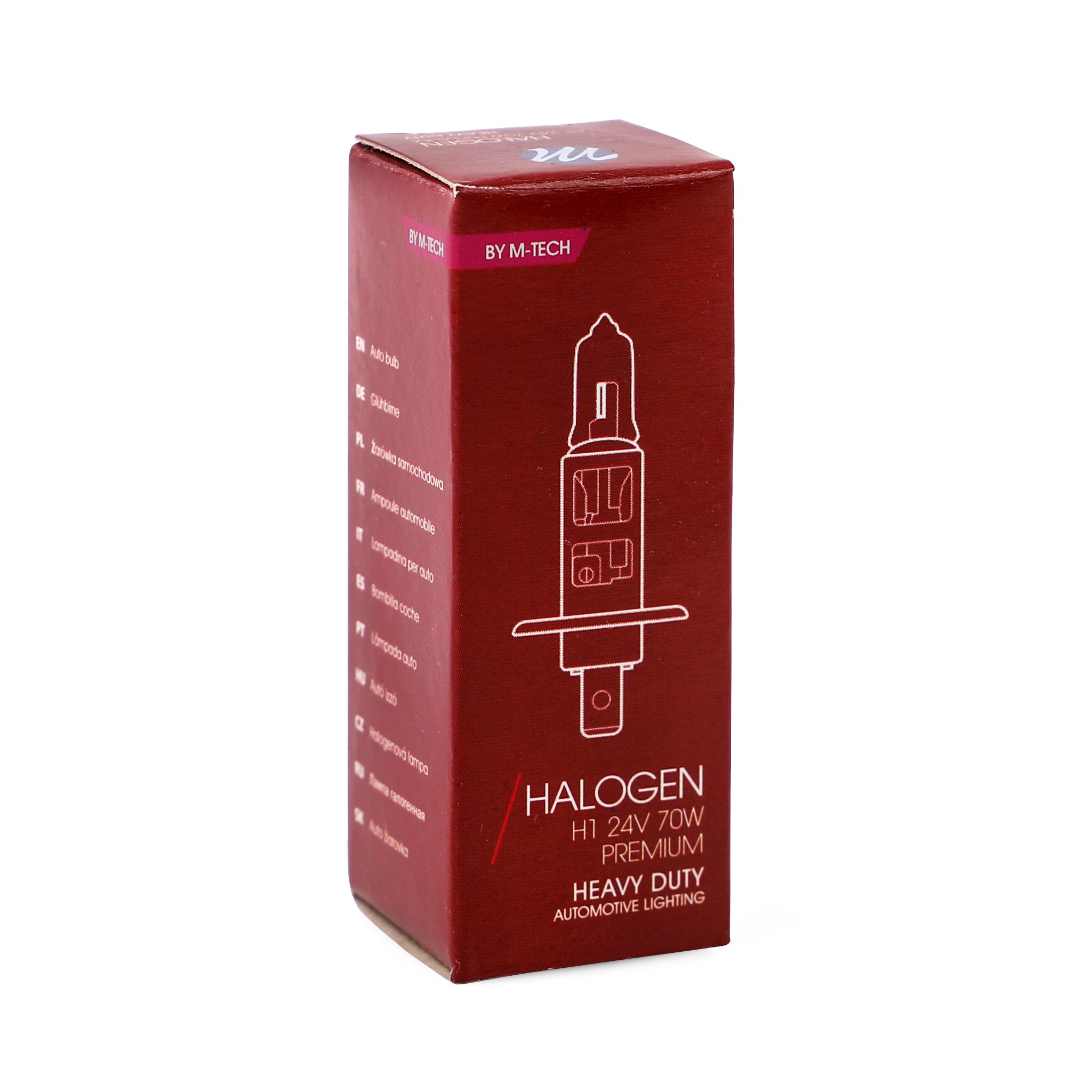 Żarówka halogenowa H1 24 V 70 W P14.5S HD M-Tech ZHD901 — ujęcie 3