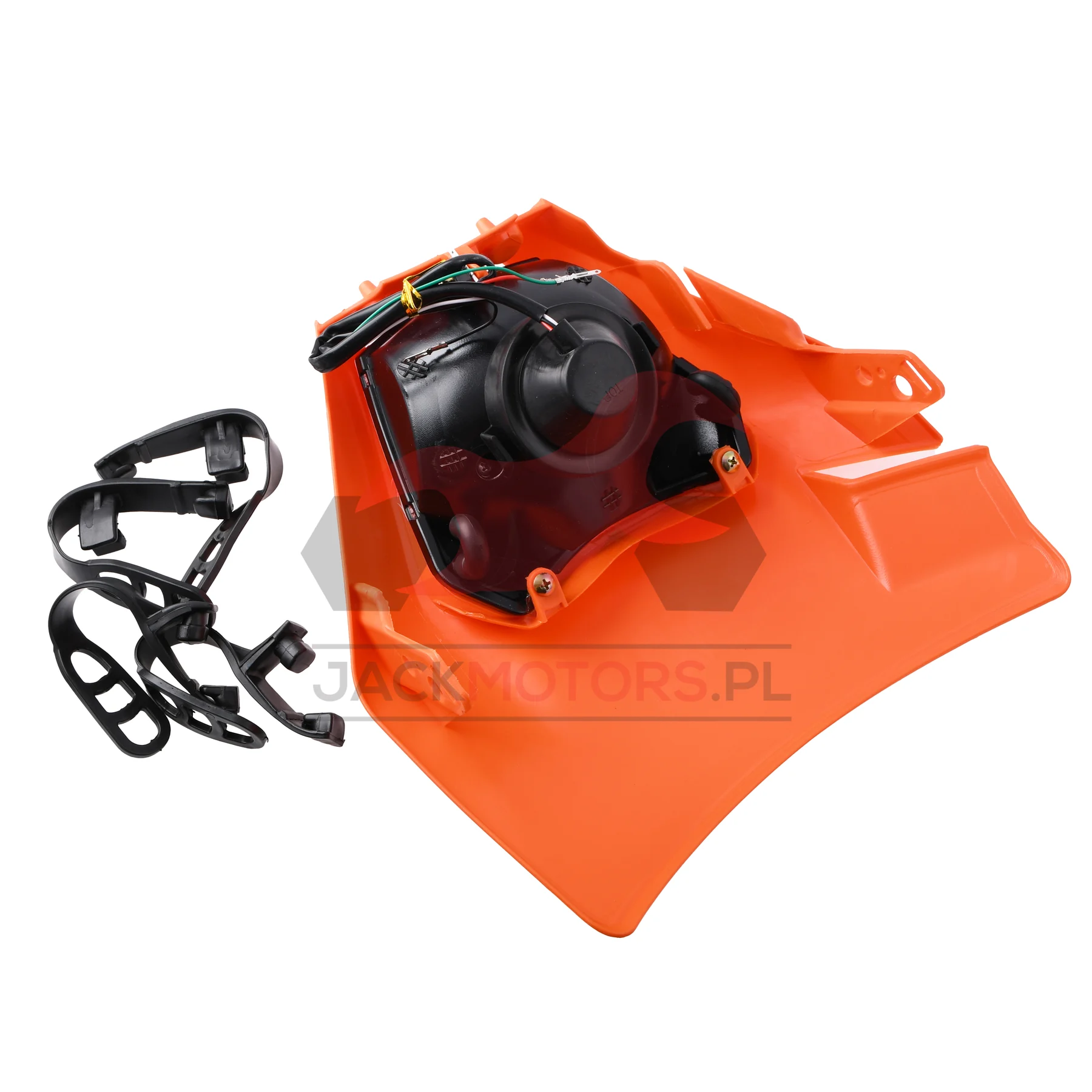 Owiewka uniwersalna Racing Force enduro LED V2 pomarańczowa — ujęcie 2