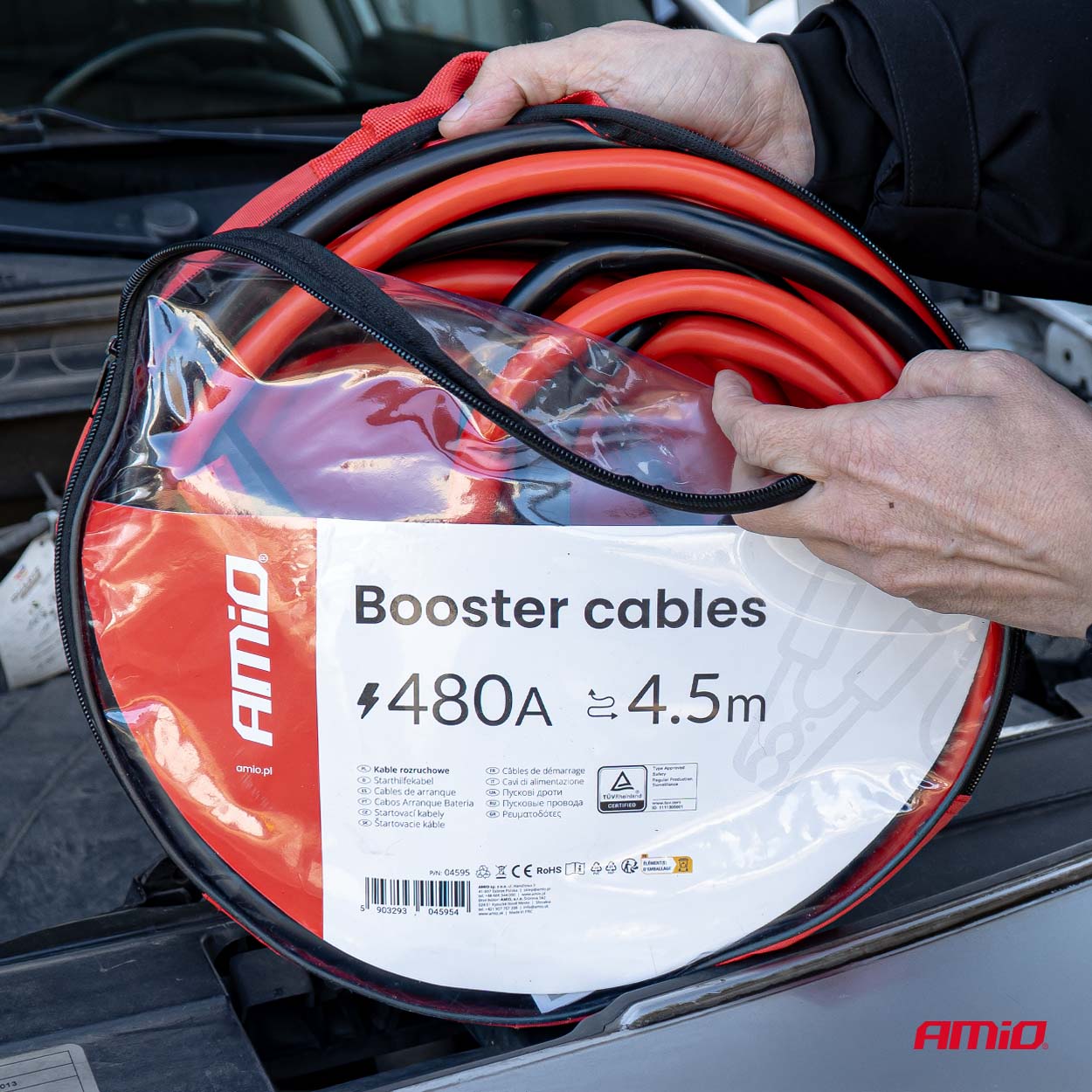 Kable przewody rozruchowe 480A 4.5m TÜV — ujęcie 8