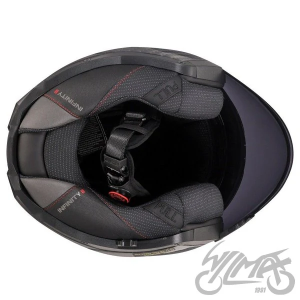 Kask LS2 OF603 Infinity II Carbon Solid — rozmiar S — ujęcie 2